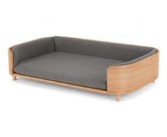 Kyali Hundesofa, Esche und Grau, L/XL