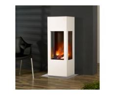 muenkel design prism fire Elektrokamin Opti-myst: weiß - Ohne Heizung