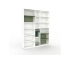 Aktenregal Weiß - Flexibles Büroregal: Hochwertige Qualität, einzigartiges Design - 190 x 239 x 35 cm, konfigurierbar