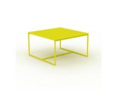 Beistelltisch Zitronengelb - Eleganter Nachttisch: Hochwertige Materialien, einzigartiges Design - 81 x 46 x 81 cm, Komplett...