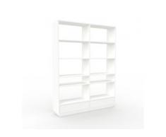 Aktenregal Weiß - Flexibles Büroregal: Schubladen in Weiß - Hochwertige Materialien - 152 x 200 x 35 cm, konfigurierbar