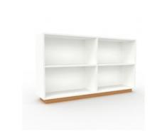 Aktenregal Weiß - Flexibles Büroregal: Hochwertige Qualität, einzigartiges Design - 152 x 85 x 35 cm, konfigurierbar