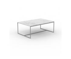 Beistelltisch Marmor, Weißer Carrara - Eleganter Nachttisch: Hochwertige Materialien, einzigartiges Design - 121 x 46 x 81...