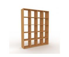 Holzregal Eiche, Holz - Skandinavisches Regal aus Holz: Hochwertige Qualität, einzigartiges Design - 156 x 195 x 35 cm,...