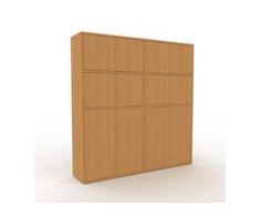 Aktenschrank Eiche - Flexibler Büroschrank: Türen in Eiche - Hochwertige Materialien - 152 x 157 x 35 cm, Modular
