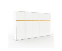 Kommode Weiß - Design-Lowboard: Türen in Weiß - Hochwertige Materialien - 190 x 118 x 35 cm, Selbst zusammenstellen
