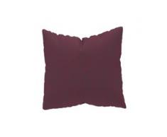 Kissen - Brombeerrot, 50x50cm - Strukturgewebe, individuell konfigurierbar