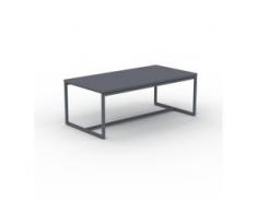 Beistelltisch Anthrazit - Eleganter Nachttisch: Hochwertige Materialien, einzigartiges Design - 81 x 31 x 42 cm, Komplett...