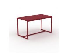 Beistelltisch Burgundrot - Eleganter Nachttisch: Hochwertige Materialien, einzigartiges Design - 81 x 46 x 42 cm, Komplett...
