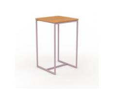 Beistelltisch Buche - Eleganter Nachttisch: Hochwertige Materialien, einzigartiges Design - 42 x 71 x 42 cm, Komplett anpassbar