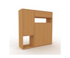 Highboard Eiche - Highboard: Schubladen in Eiche & Türen in Eiche - Hochwertige Materialien - 116 x 118 x 35 cm, Selbst...