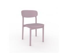 Esszimmerstuhl in Puderrosa 52 x 82 x 49 cm einzigartiges Design, konfigurierbar