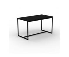 Beistelltisch Schwarz - Eleganter Nachttisch: Hochwertige Materialien, einzigartiges Design - 81 x 46 x 42 cm, Komplett...