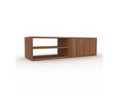 TV-Schrank Nussbaum - Moderner Fernsehschrank: Türen in Nussbaum - 152 x 41 x 47 cm, konfigurierbar