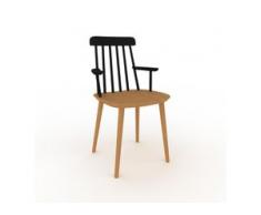 Esszimmerstuhl in Eiche 43 x 82 x 53 cm einzigartiges Design, konfigurierbar