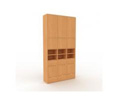 Aktenschrank Buche - Büroschrank: Schubladen in Buche & Türen in Buche - Hochwertige Materialien - 118 x 234 x 35 cm, Modular