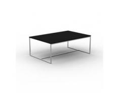 Beistelltisch Schwarz - Eleganter Nachttisch: Hochwertige Materialien, einzigartiges Design - 121 x 46 x 81 cm, Komplett...