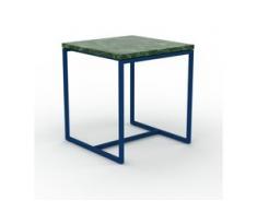 Beistelltisch Marmor, Grüner Guatemala - Eleganter Nachttisch: Hochwertige Materialien, einzigartiges Design - 42 x 46 x 42...
