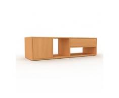 TV-Schrank Buche - Fernsehschrank: Schubladen in Buche & Türen in Buche - 154 x 41 x 47 cm, konfigurierbar