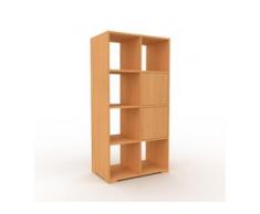 Aktenregal Buche - Flexibles Büroregal: Türen in Buche - Hochwertige Materialien - 79 x 158 x 47 cm, konfigurierbar