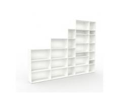 Aktenregal Weiß - Flexibles Büroregal: Hochwertige Qualität, einzigartiges Design - 303 x 233 x 35 cm, konfigurierbar