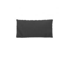 Kissen - Steingrau, 40x80cm - Strukturgewebe, individuell konfigurierbar