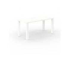 Schreibtisch Massivholz Weiß - Moderner Massivholz-Schreibtisch: Einzigartiges Design - 160 x 76 x 70 cm, konfigurierbar