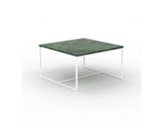 Beistelltisch Marmor, Grüner Guatemala - Eleganter Nachttisch: Hochwertige Materialien, einzigartiges Design - 81 x 46 x 81...