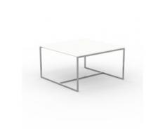 Beistelltisch Weiß - Eleganter Nachttisch: Hochwertige Materialien, einzigartiges Design - 81 x 46 x 81 cm, Komplett anpassbar