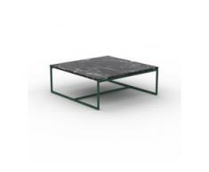 Beistelltisch Marmor, Schwarzer Marquina - Eleganter Nachttisch: Hochwertige Materialien, einzigartiges Design - 81 x 31 x...