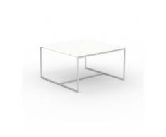 Beistelltisch Weiß - Eleganter Nachttisch: Hochwertige Materialien, einzigartiges Design - 81 x 46 x 81 cm, Komplett anpassbar