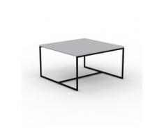 Beistelltisch Lichtgrau - Eleganter Nachttisch: Hochwertige Materialien, einzigartiges Design - 81 x 46 x 81 cm, Komplett...