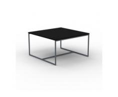 Beistelltisch Schwarz - Eleganter Nachttisch: Hochwertige Materialien, einzigartiges Design - 81 x 46 x 81 cm, Komplett...