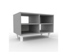 TV-Schrank Grau - Moderner Fernsehschrank: Hochwertige Qualität, einzigartiges Design - 79 x 53 x 47 cm, konfigurierbar