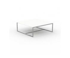 Beistelltisch Weiß - Eleganter Nachttisch: Hochwertige Materialien, einzigartiges Design - 81 x 31 x 81 cm, Komplett anpassbar