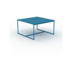 Beistelltisch Blau - Eleganter Nachttisch: Hochwertige Materialien, einzigartiges Design - 81 x 46 x 81 cm, Komplett anpassbar
