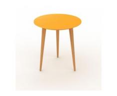 Beistelltisch Gelb - Eleganter Nachttisch: Hochwertige Materialien, einzigartiges Design - 40 x 44 x 40 cm, Komplett anpassbar