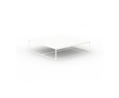 Beistelltisch Weiß - Eleganter Nachttisch: Hochwertige Materialien, einzigartiges Design - 121 x 31 x 121 cm, Komplett...