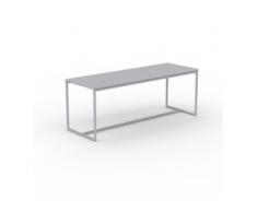 Beistelltisch Lichtgrau - Eleganter Nachttisch: Hochwertige Materialien, einzigartiges Design - 121 x 46 x 42 cm, Komplett...