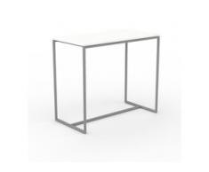 Beistelltisch Weiß - Eleganter Nachttisch: Hochwertige Materialien, einzigartiges Design - 81 x 71 x 42 cm, Komplett anpassbar