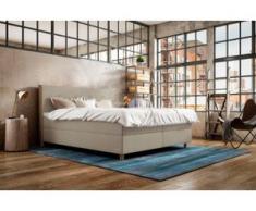 Schlaraffia Boxspringbett »Elvis«, inkl. BULTEX® Topper, Holzfuß in Eiche, natur