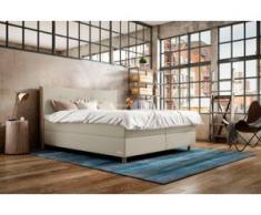 Schlaraffia Boxspringbett »Elvis«, inkl. BULTEX® Topper, Holzfuß in Eiche, natur