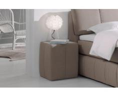 INOSIGN Nachttisch »Flora«, mit Glasplatte, braun