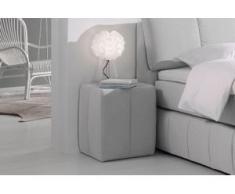 INOSIGN Nachttisch »Flora«, mit Glasplatte, grau