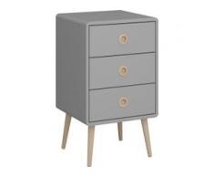 Home affaire Nachtkommode »Softline«, im Retrolook, Breite 41,5 cm, grau