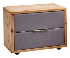 ADA premium Nachtkommode »Pure Pine«, Modell 797, grau