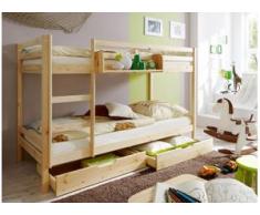 Ticaa Etagenbett »René«, Kiefer, natur