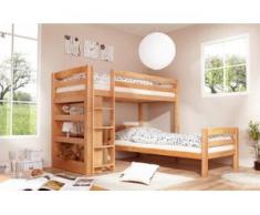 Ticaa Etagenbett »Lupo«, natur