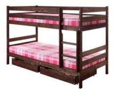 Silenta Etagenbett, Kiefer, braun