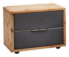ADA premium Nachtkommode »Pure Pine«, Modell 797, grau